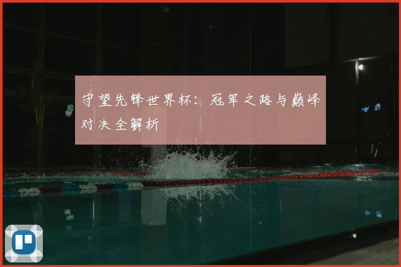 守望先锋世界杯：冠军之路与巅峰对决全解析